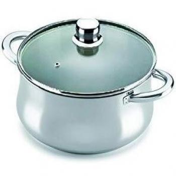 Panela de Inox OMEGA CRISTAL 28 cm