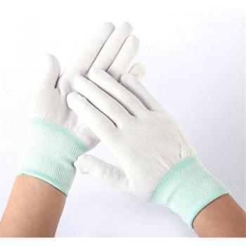 White Cotton Gloves for Handling Film