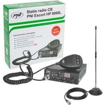 PNI CB Funkgerät Escort HP 8000L ASQ + Extra 40 Magnetantenne