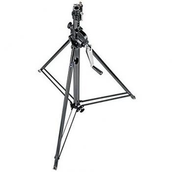 Manfrotto 083NWB Kurbelstativ, schwarz, 1 Auszug, Beinjustierung