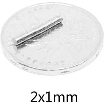 Runder 2×1 mm Magnet – Hochleistung