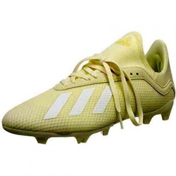 Adidas X 18.3 FG J Men's Football Shoes, White (Off White/Ftwr White/Off White), 4.5 UK (37 1/3 EU)