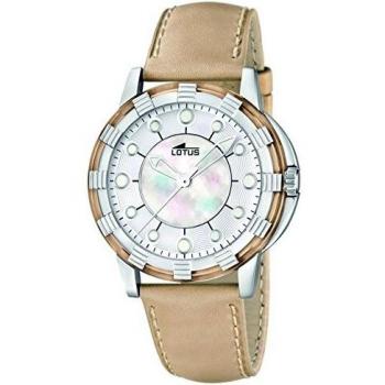 Quartz analogique Montre Femme Lotus Glee 15747/5 avec cuir argenté