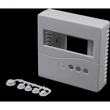 Caja de plástico blanca para medidor, 1 Uds., 8.6x8.6x2.6 cm, diseño para DIY