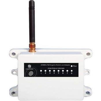 Receptor de Barreiras Solares Sem Fios com 8 Entradas