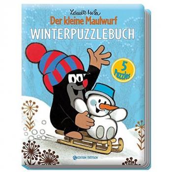 Winter-Puzzlebuch Der kleine Maulwurf: 5 Puzzles