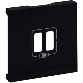 Tecla USB Doble A+A Color Negro Mate LEGRAND 864524