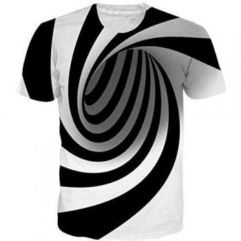 Strand‑Retro FunTee – 3D Design, kurzärmlig, Unisex, Sommer 80er Edition