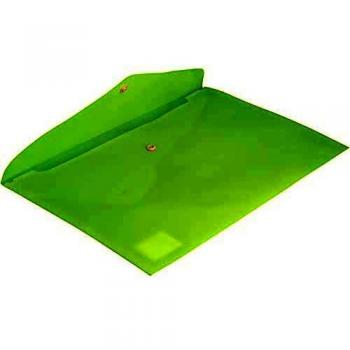 Paquet de 12 chemises sur plastique brillant jaune fluorescente