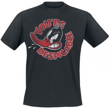 Daffy Duck Men’s Tee: “You’re Despicable” in Black (S‑XXL)