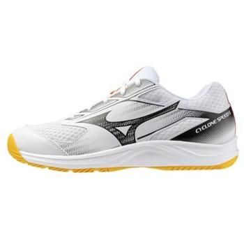 Mizuno Cyclone Speed 5 Calçados Esportivos Balão-Mano e Vôlei Unissex Branco