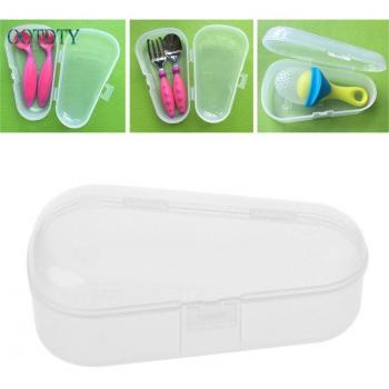 Baby Toothbrush Scissors Teether Soother Pacifier Case #330