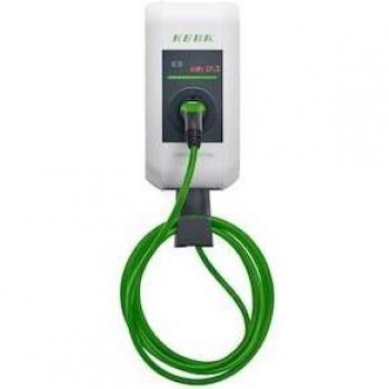 KEBA KeContact P30 C-Series Wallbox (Ladestation für Elektrofahrzeuge) mit 22 kW, Typ-2-Ladekabel und RFID-Funktionalität