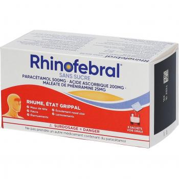 Rhinofebral Sucres Éliminés 8 sachets