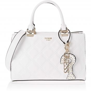 Borsa a Spalla Guess Status Donna 29x20x13 Bianco
