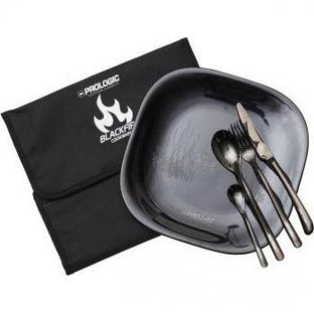 Ensemble de Salle à Manger en Acier Inoxydable Prologic Blackfire