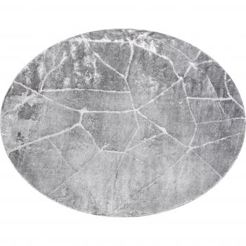 Tapis Contemporain Cercle 2783 en Molleton