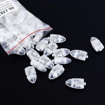50 Uds. Lámpara LED Solar Blanca Impermeable para Decoración de San Valentín