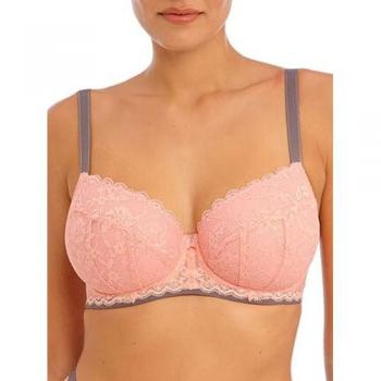 Pink Freya Offbeat Underwired Padded Bra, 38FF