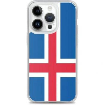 Soft Iceland Flag Protection – iPhone 14 Pro Case (Multi‑Colour, Vertically Oriented)