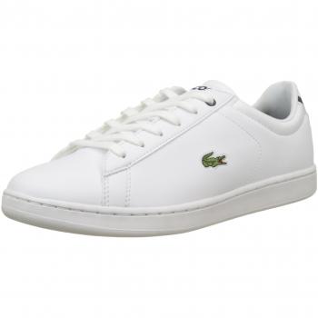 Lacoste Sport Carnaby Evo BL 1 Spj Basses Enfant, Blanc (Wht Nvy), 39 EU