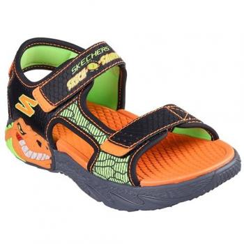 Skechers Kids CREATURE-SPLASH Sandale, Sommerschuh, Klettschuh, Sandalette, mit Blinkfunktion