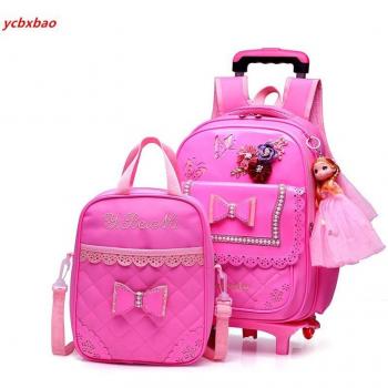 Mochilas Niña Viaje con Ruedas y Dibujos
