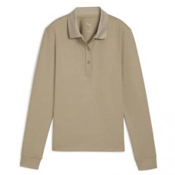 PUMA Poloshirt CLOUDSPUN Mid‑Weight Golf Langarm‑Polo – Damen, 15% Elasthan, 85% Polyester