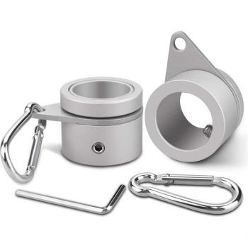 2 Pack Aluminium Fahnenmast Ringe und Clips 1 Durchmesser
