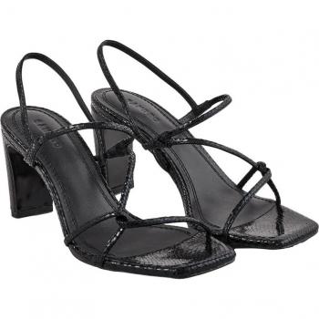 Sandro Women's Faye Black Block Heel Sandals