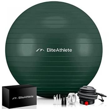 SitzFit 75 cm Gymnastikball – Ideal für Yoga, Pilates & Schwangere (inkl. Pumpen)