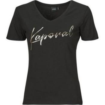 Femme T-shirt noir Kaporal XS