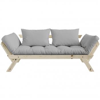 Karup Bebop Schlafsofa, Stoff, grau, 206 x 80 x 75 cm