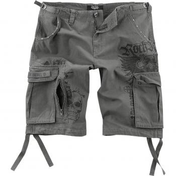 EMP Rock Rebel Army Vintage Olive Shorts – Size XL