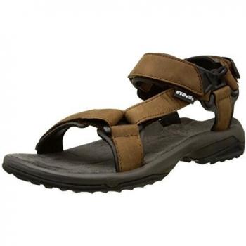 Teva Herren Trekking-Sandale Terra Fi Lite Leder Braun 48,5