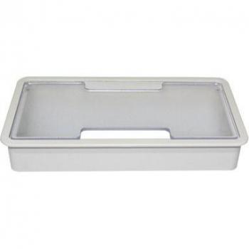 Cache-fil pour bureau, base rectangulaire