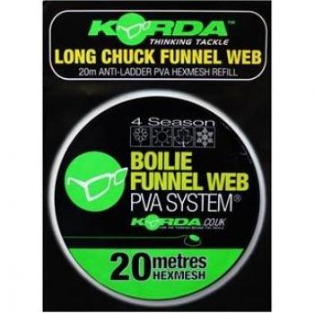 Korda Boilie Funnel Web PVA Tube System 20 Meters