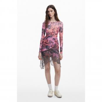Asymmetrical Red Collina Road Dress – XS