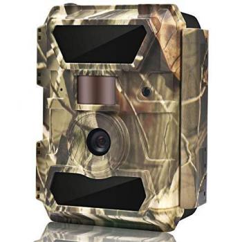 WingHome Full HD Wildkamera – 12MP, 1080P, No Glow, 20m Nachtsicht