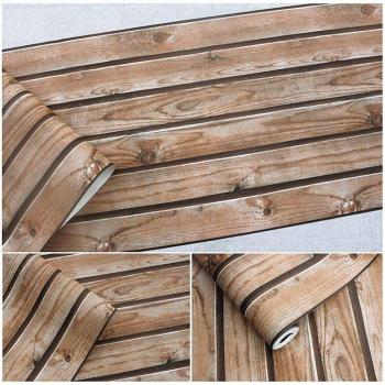 Tapiz 3D Madera Anticuada Techo de Ático