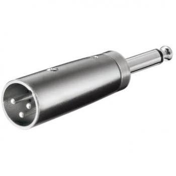 Adattatore spina Jack 6.3mm mono a spina XLR maschio