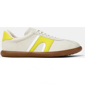 Sapatilhas Camper Pelotas Soller Branco e Amarelo para Mulher