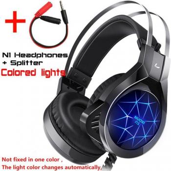 Auriculares NovaBeat Gaming con Luz Dinámica y Mic