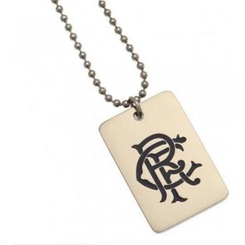 Accesorio para perro Rangers FC con cadena y placa