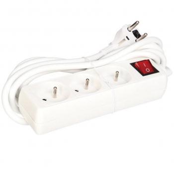 Bloc Multiprise 3 Prises avec Interrupteur 3 M