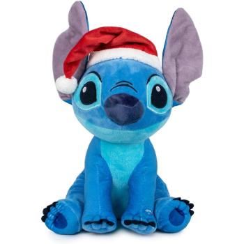 Disney Stitch y Amigos Peluche 26 cm Sonido de Papá Noel