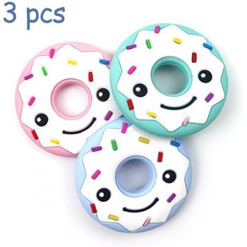 Jouets de dentition silicone alimentaire pour bébé