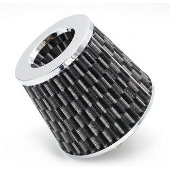 Filtro de admisión de aire universal, Kit de inducción de alto flujo, cono de malla 76MM