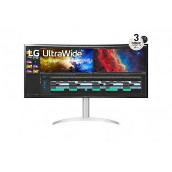 LG 38WP85CP-W UltraWide Monitor Silber mit Quad HD+ Auflösung