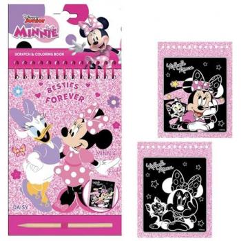 Minnie Set de Papelería Scratch Book
